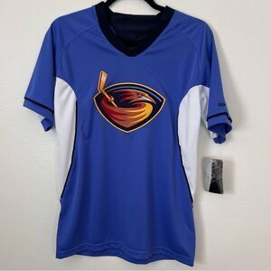NWT Atlanta Thrashers Blank Reebok NHL Hockey Pullover  Size Large (14/16) S/S